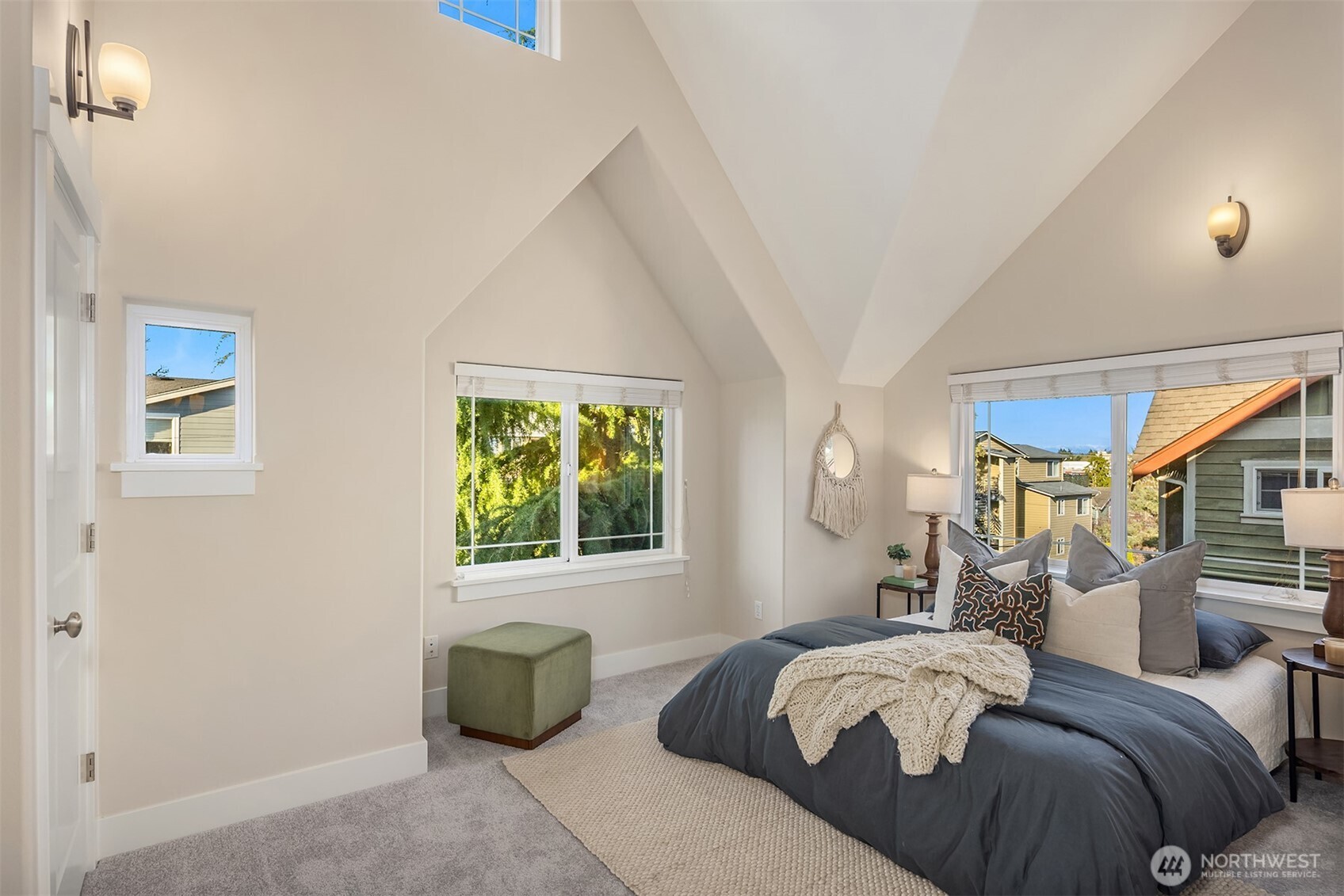 739 North 94th Street, Unit B Seattle, WA 98103 - Photo 17 of 39 a bedroom with a bed and a window
