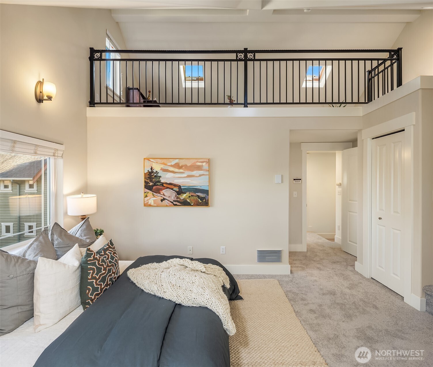 739 North 94th Street, Unit B Seattle, WA 98103 - Photo 19 of 39 a bedroom with a bed and a window