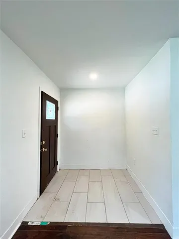 wooden view of an empty room