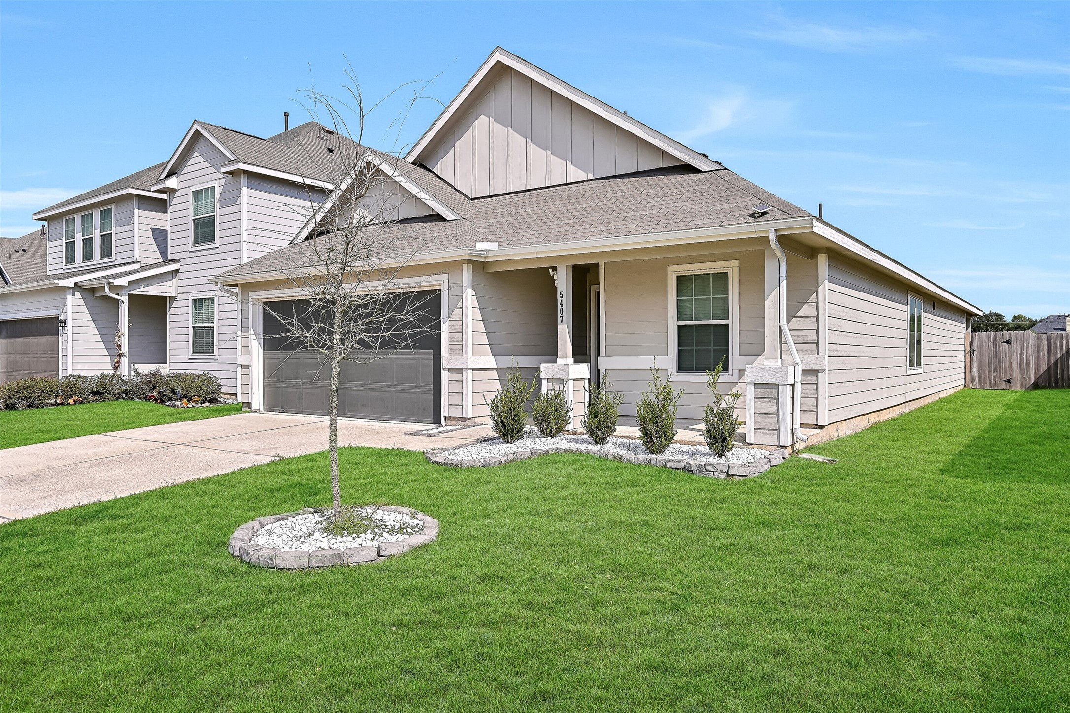 5407 James Michael Drive Rosharon, TX 77583 - Photo 29 of 32 a front view of a house with a yard