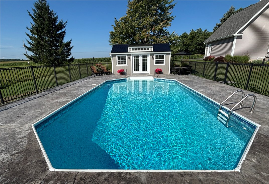 6458 Town Hall Road Sennett, NY 13021 - Photo 8 of 50 inground pool with salt water