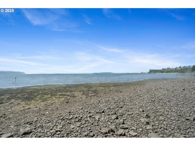 a view of an ocean beach
