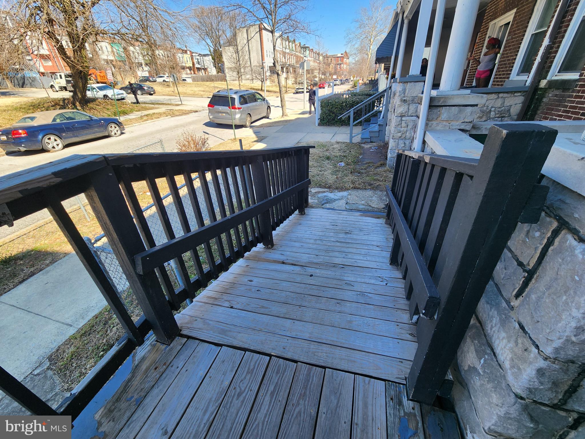 2217 Bryant Avenue Baltimore, MD 21217 - Photo 3 of 31 a view of balcony with wooden floor