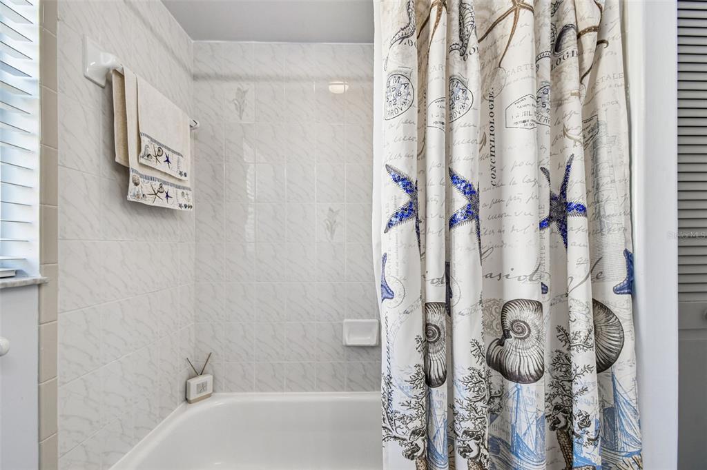 1955 Dunloe Circle Dunedin, FL 34698 - Photo 47 of 94 a bathroom with a shower and a bathtub