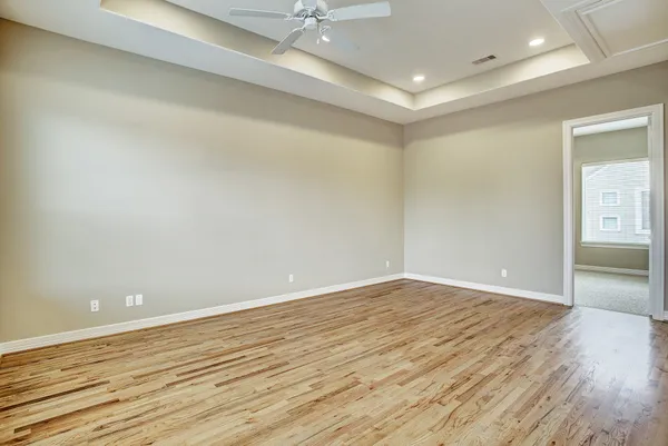 wooden floor in an empty room