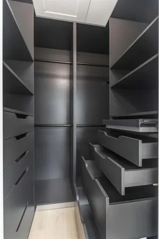a walk in closet