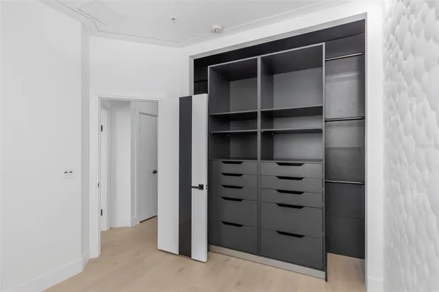 a view of walk in closet