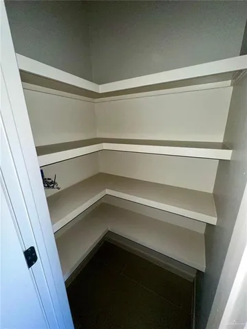 a refrigerator in a kitchen