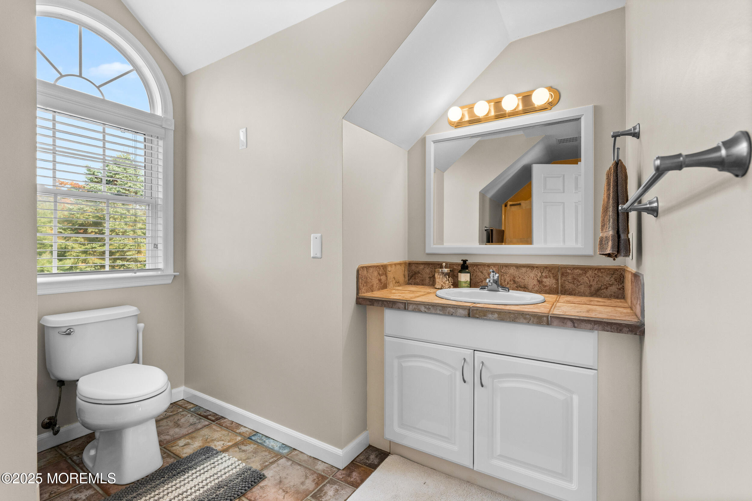 603 West Farms Road Howell, NJ 07731 - Photo 27 of 38 a bathroom with a toilet sink and mirror