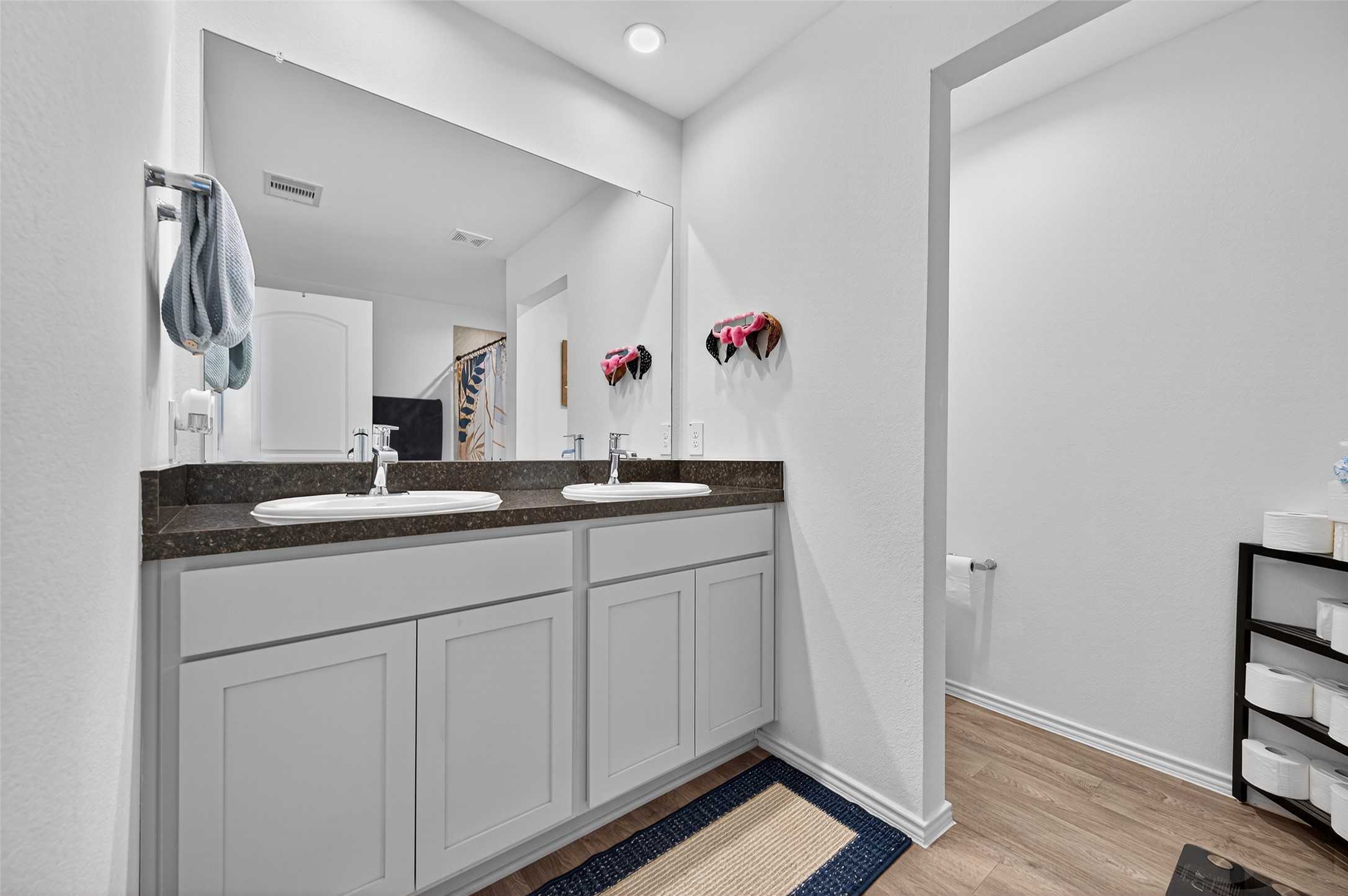 5323 Pinecliff Grove Court Spring, TX 77373 - Photo 20 of 41 a bathroom with a sink and a mirror