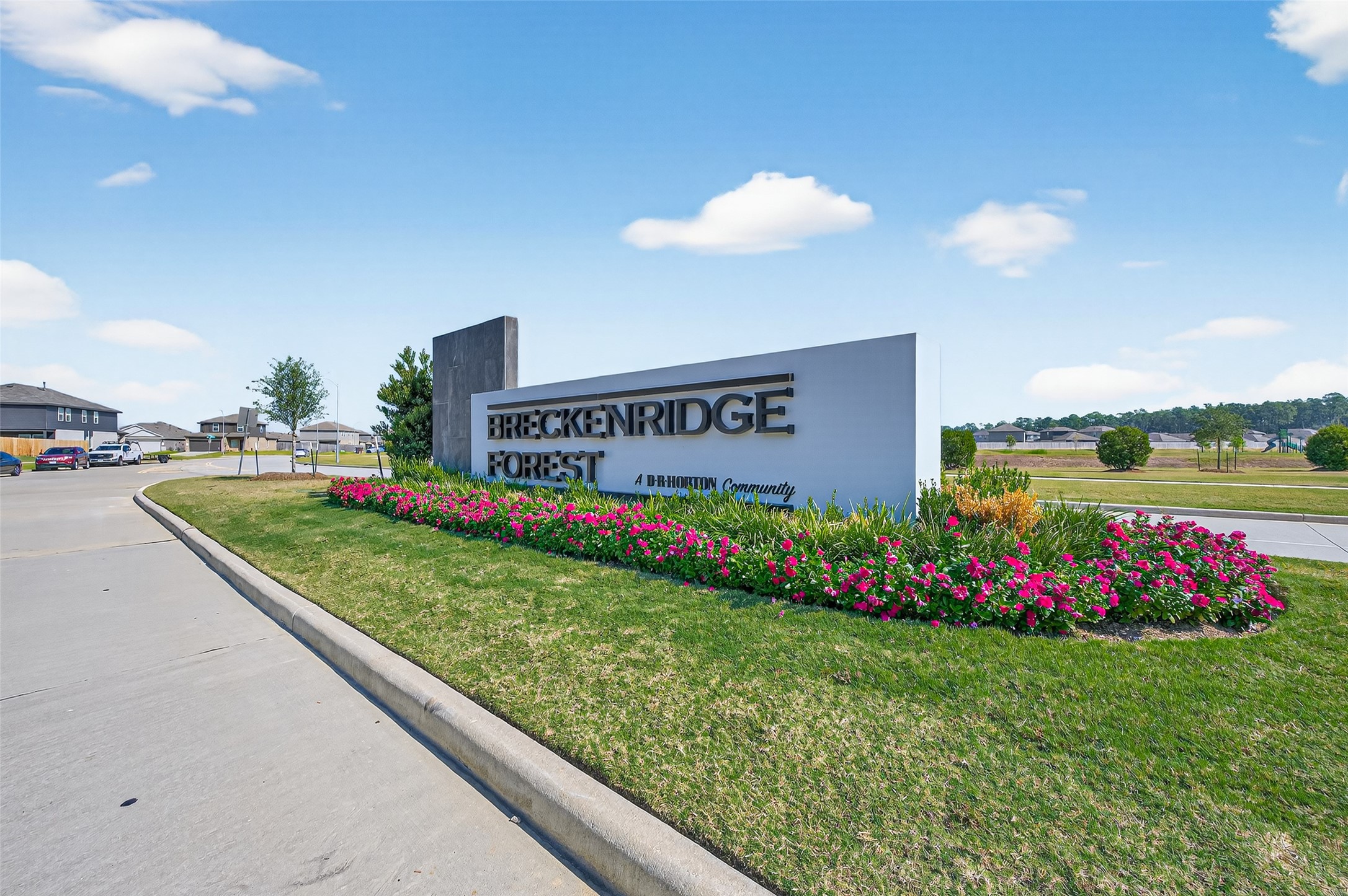 5323 Pinecliff Grove Court Spring, TX 77373 - Photo 34 of 41 a sign on the side of the building