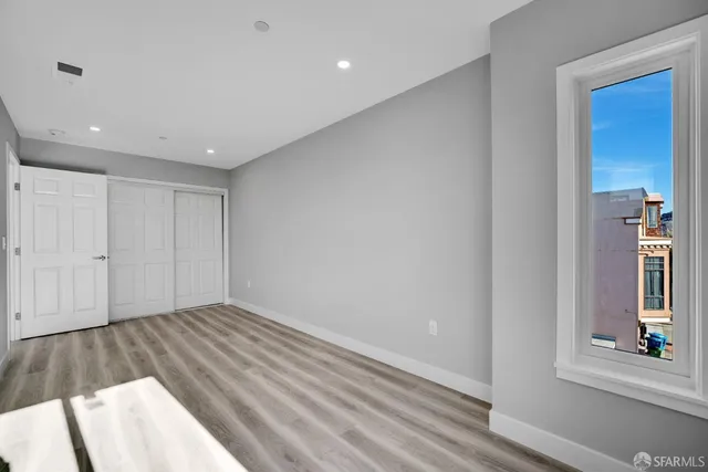 a view of an empty room