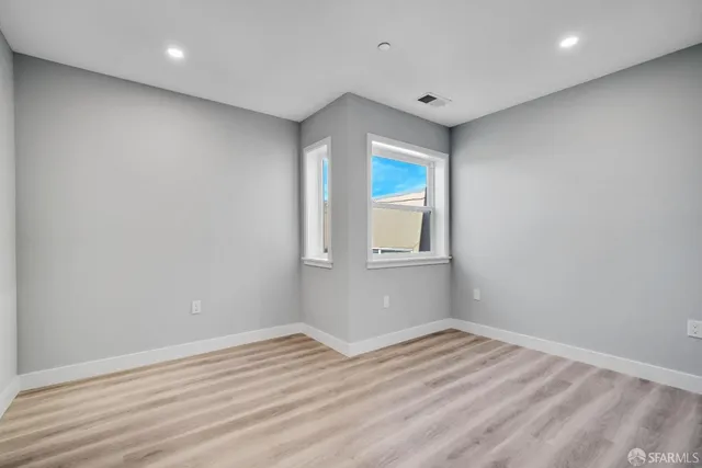 a view of empty room