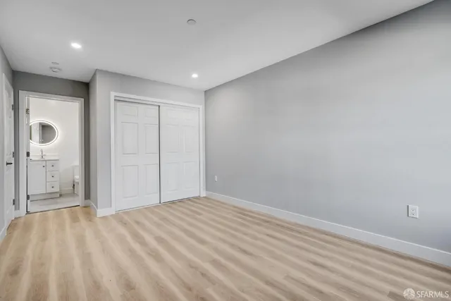 a view of an empty room