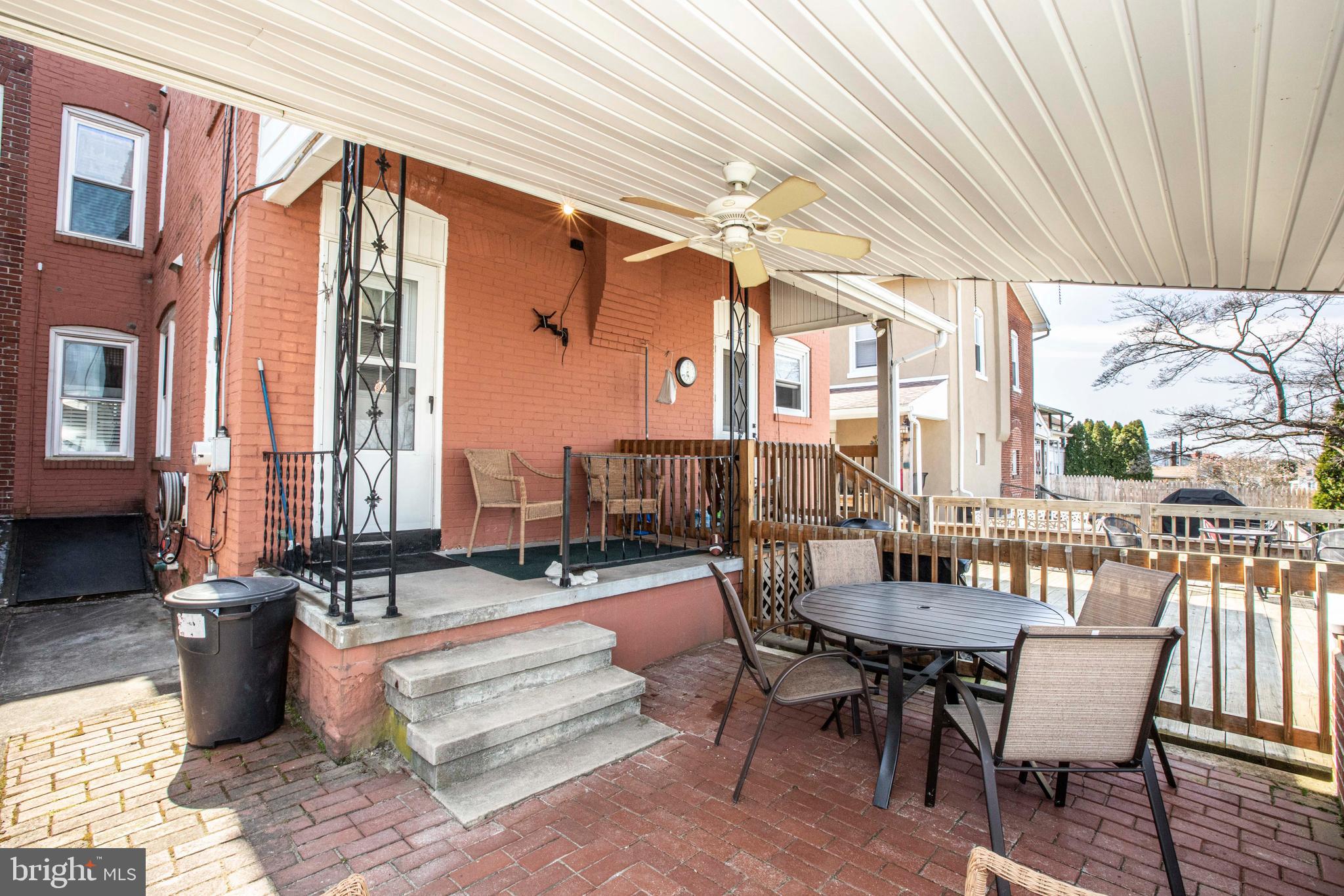 9 West Broad Street Reading, PA 19607 - Photo 20 of 27 Covered back porch
