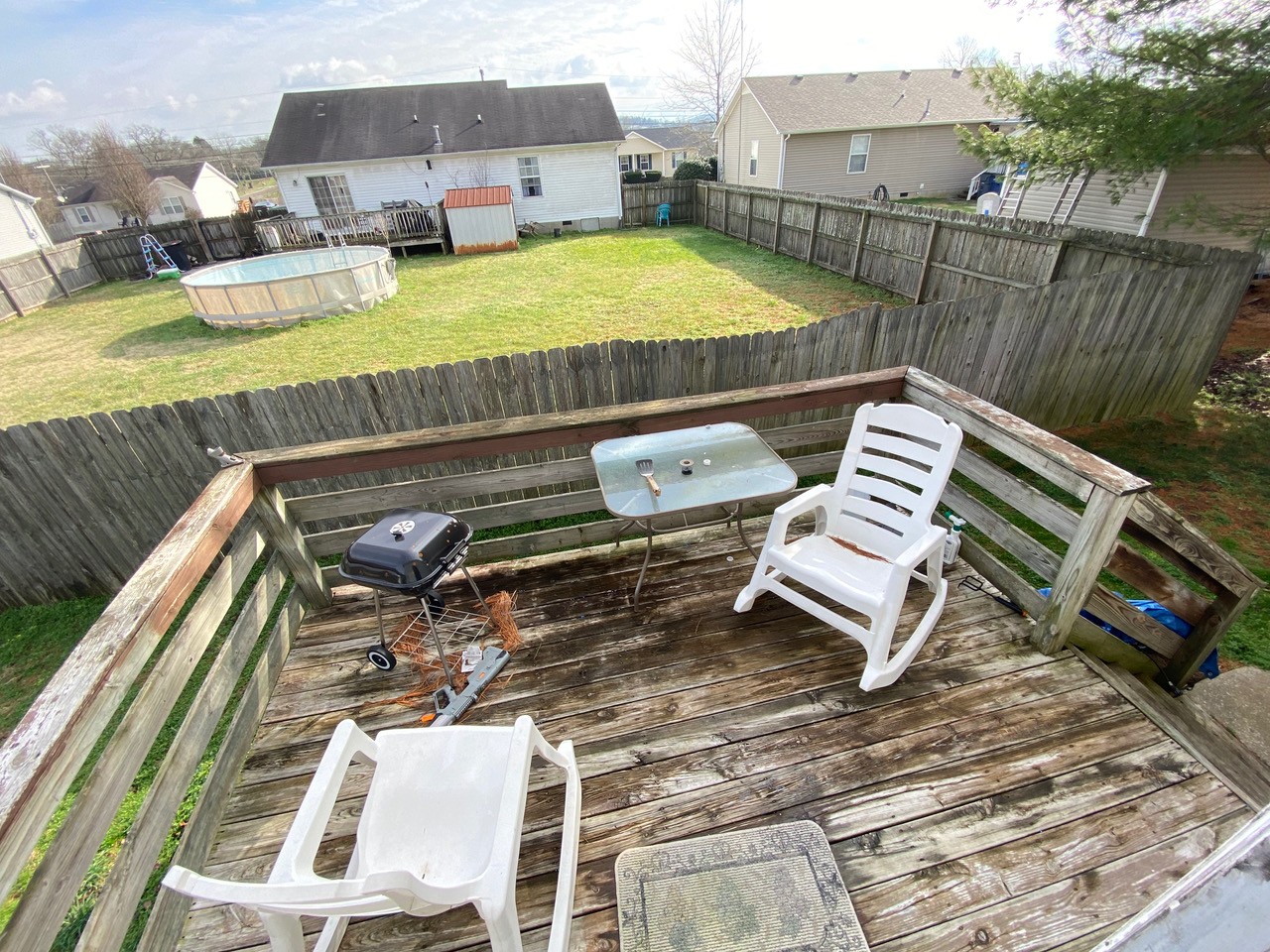 2102 Bennett Court Columbia, TN 38401 - Photo 9 of 19 a view of a roof deck with couches chairs