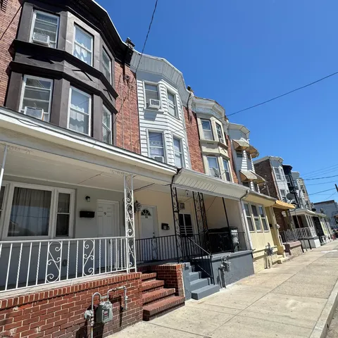 a front view of a building