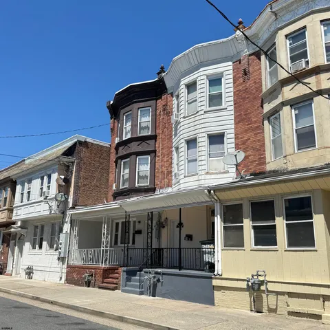 a front view of a building