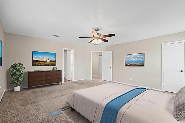 a view of small space with racks on the wall