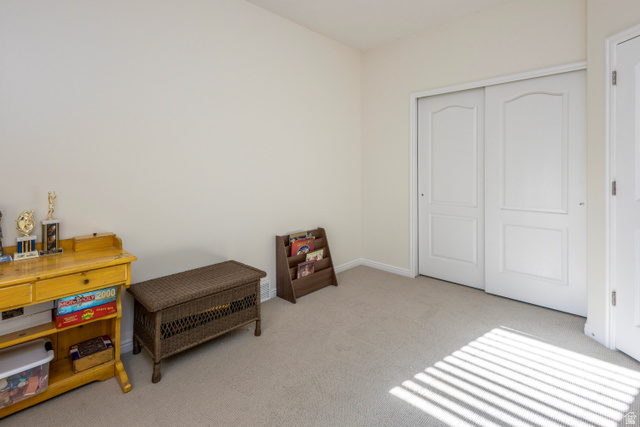 11751 Lake Run Road South Jordan, UT 84009 - Photo 19 of 38 Cream-colored walls complement light beige carpeting