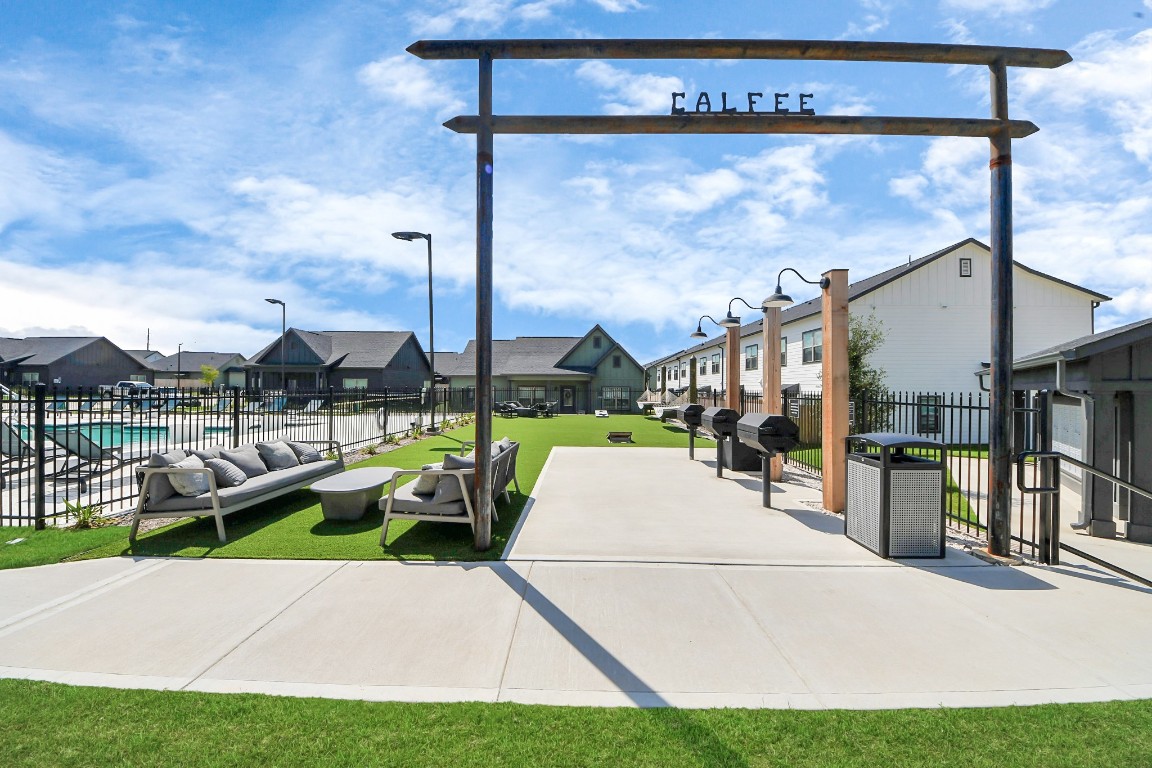 7711 Longmire Road, Unit 155 Conroe, TX 77304 - Photo 28 of 48 Enjoy an abundance of Amenities:Resort-Style Pool w/Sundeck Ledge&Outdoor Lounge Areas w/Grilling area,Gaming Lawn,Pickleball Court,Quaint Dog Park for your fur babies!24/7 Fitness Center w/Kids Play Zone area.Stunning Clubhouse w/Café/Lounge.Playground Area.Electric Vehicle Charging Stations!