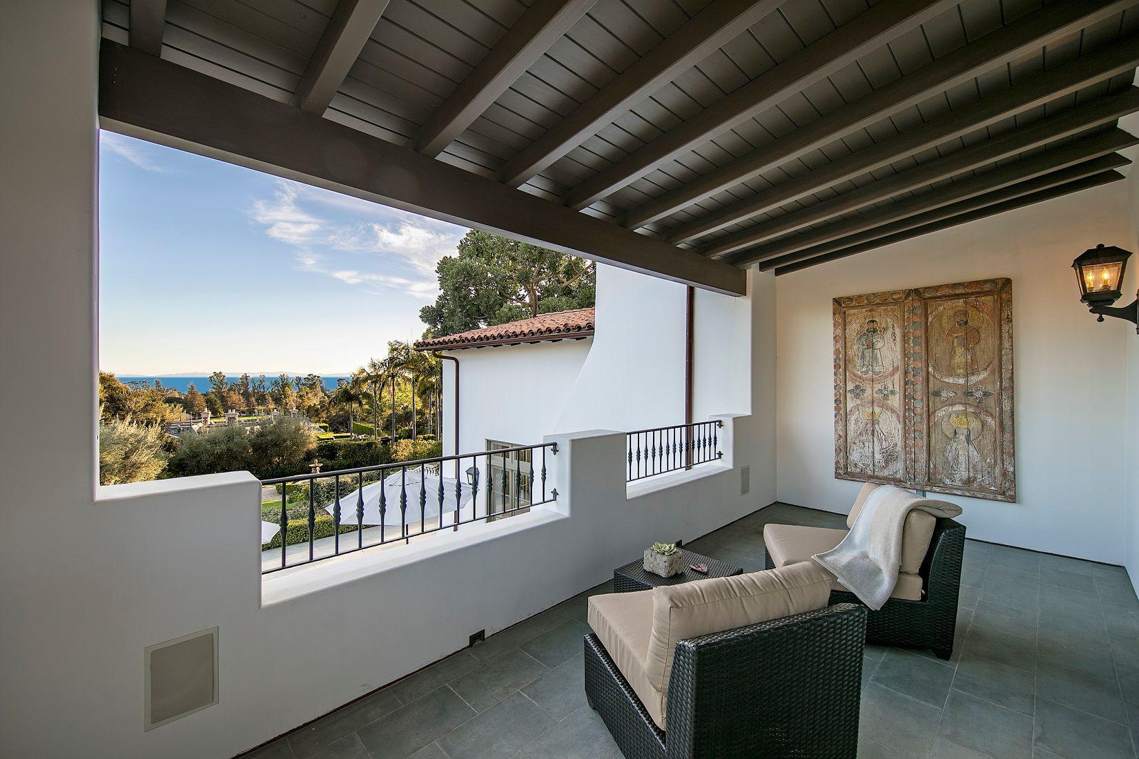 1908 Boundary Drive Santa Barbara, CA 93108 - Photo 17 of 25 Balcony Upstairs - Staged