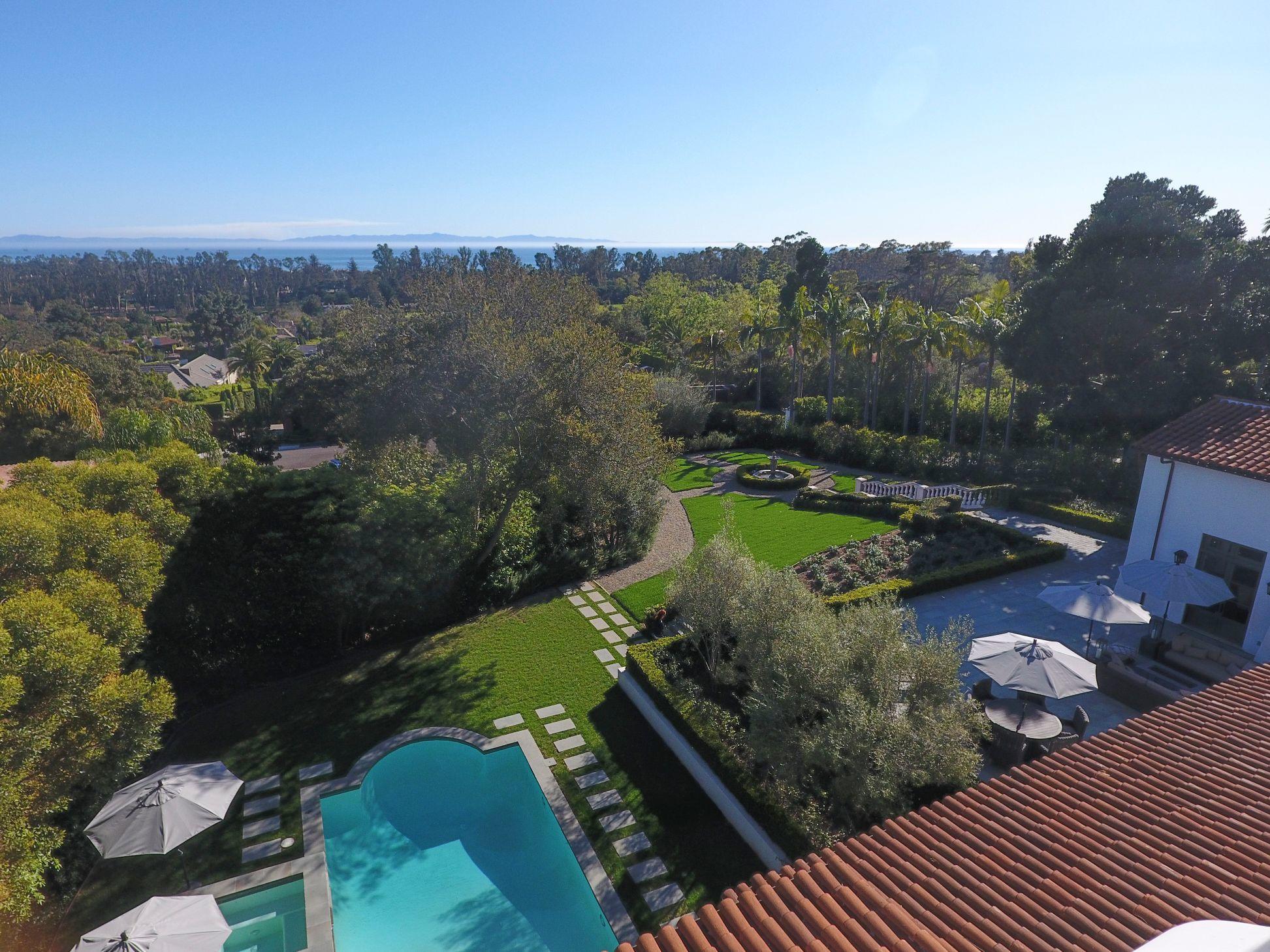1908 Boundary Drive Santa Barbara, CA 93108 - Photo 22 of 25 Aerial Backyard