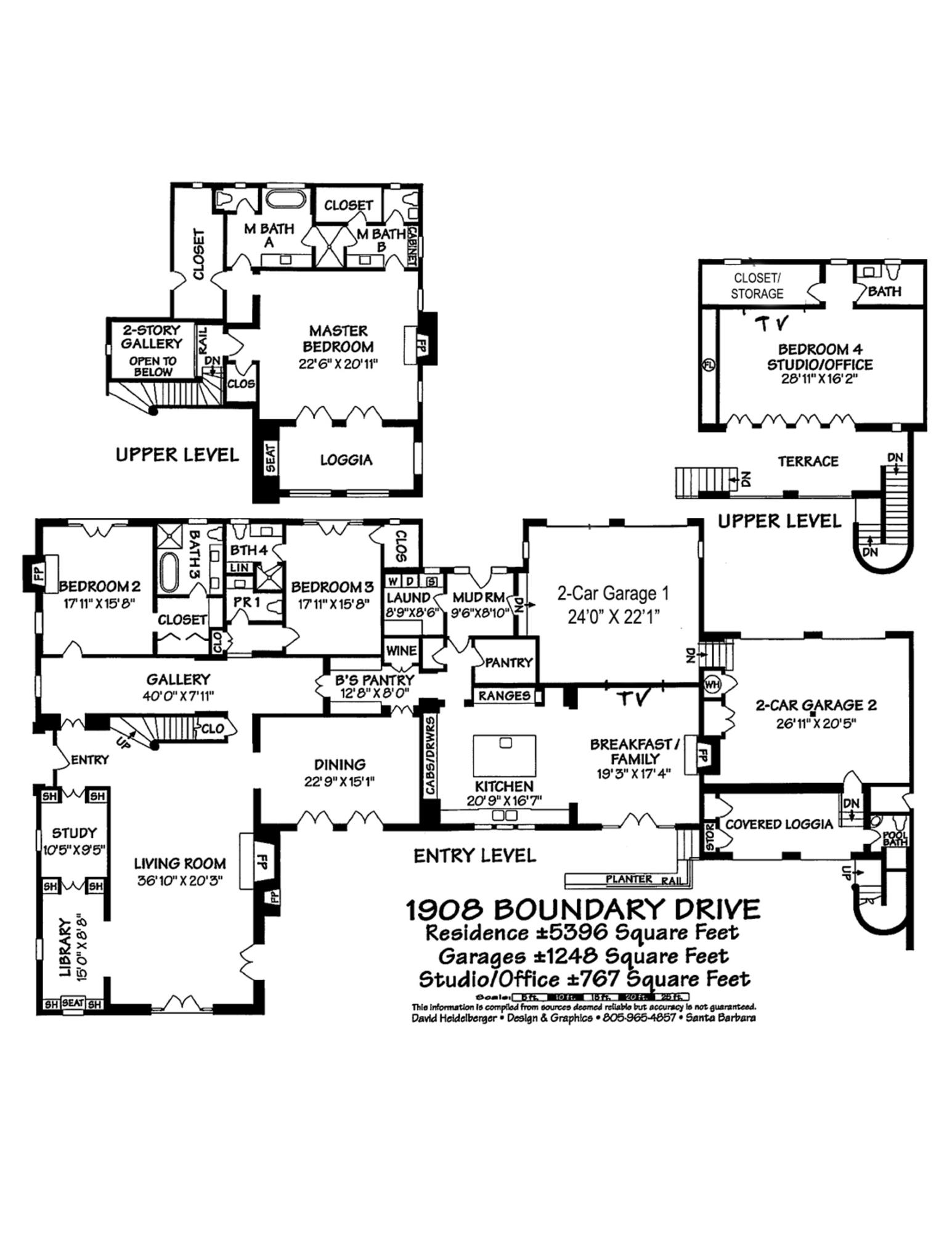 1908 Boundary Drive Santa Barbara, CA 93108 - Photo 25 of 25 1908 Floor PLan Final