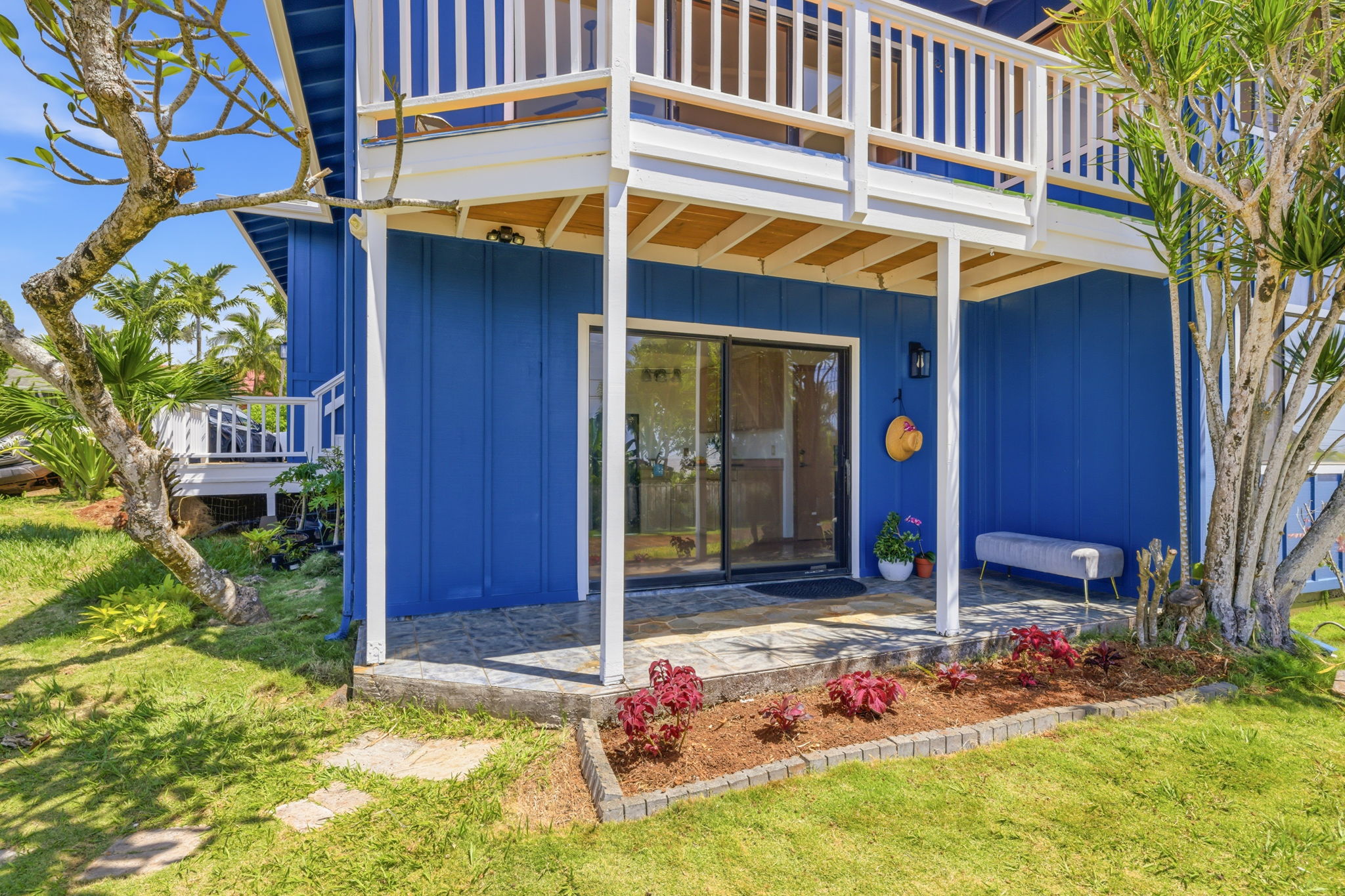 3685 Waha Road Kalaheo, HI 96741 - Photo 17 of 30 a view of yellow house with front door