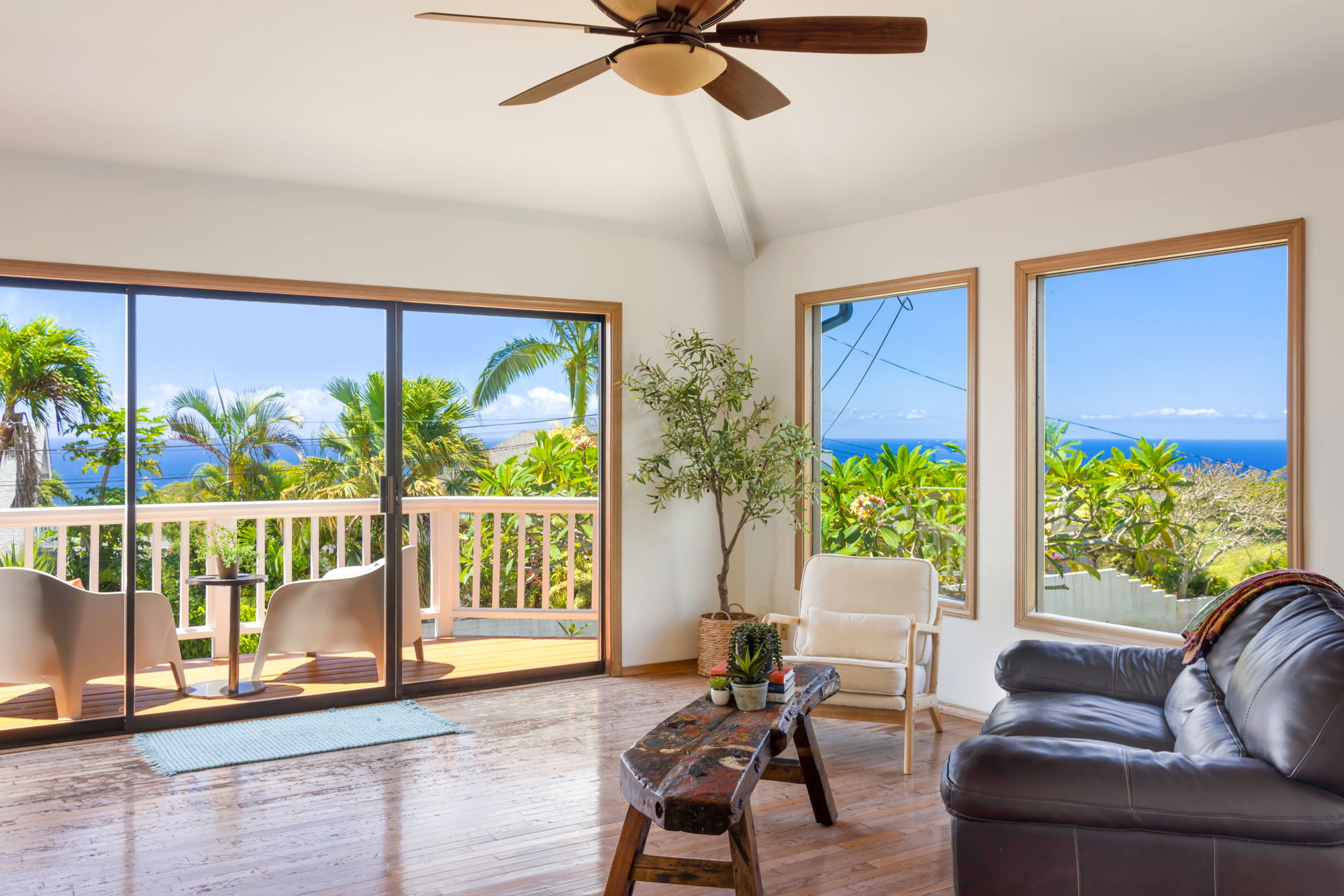 3685 Waha Road Kalaheo, HI 96741 - Photo 2 of 30 a living room with furniture and a large window