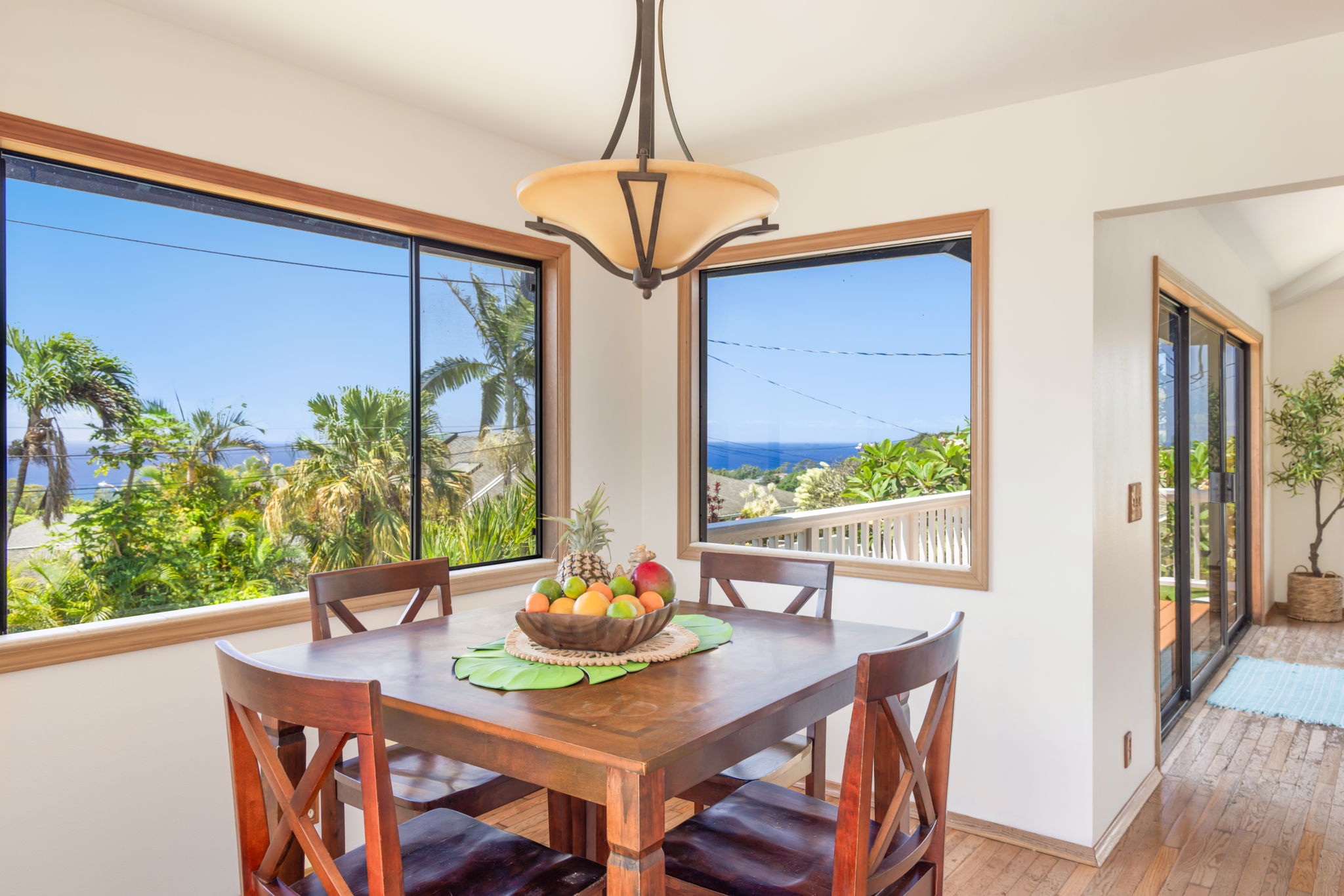 3685 Waha Road Kalaheo, HI 96741 - Photo 3 of 30 a view of a dining room with furniture window and outside view