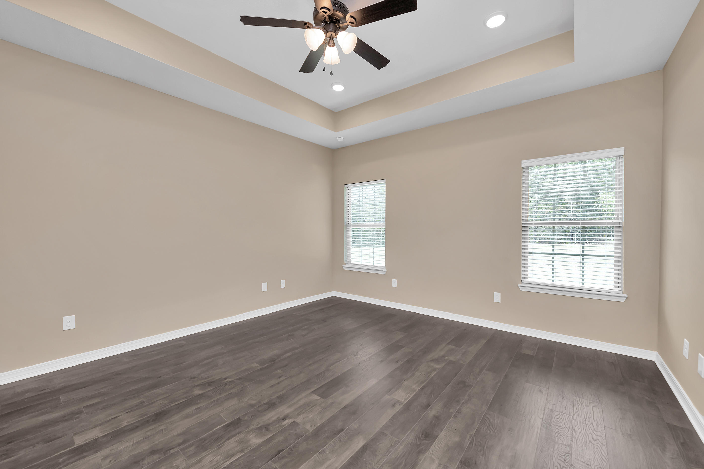 6195 Timberland Ridge Drive Crestview, FL 32539 - Photo 30 of 39 wooden floor in an empty room with a window