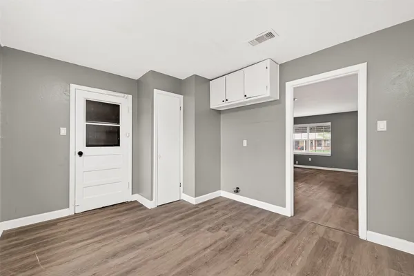 wooden floor in an empty room