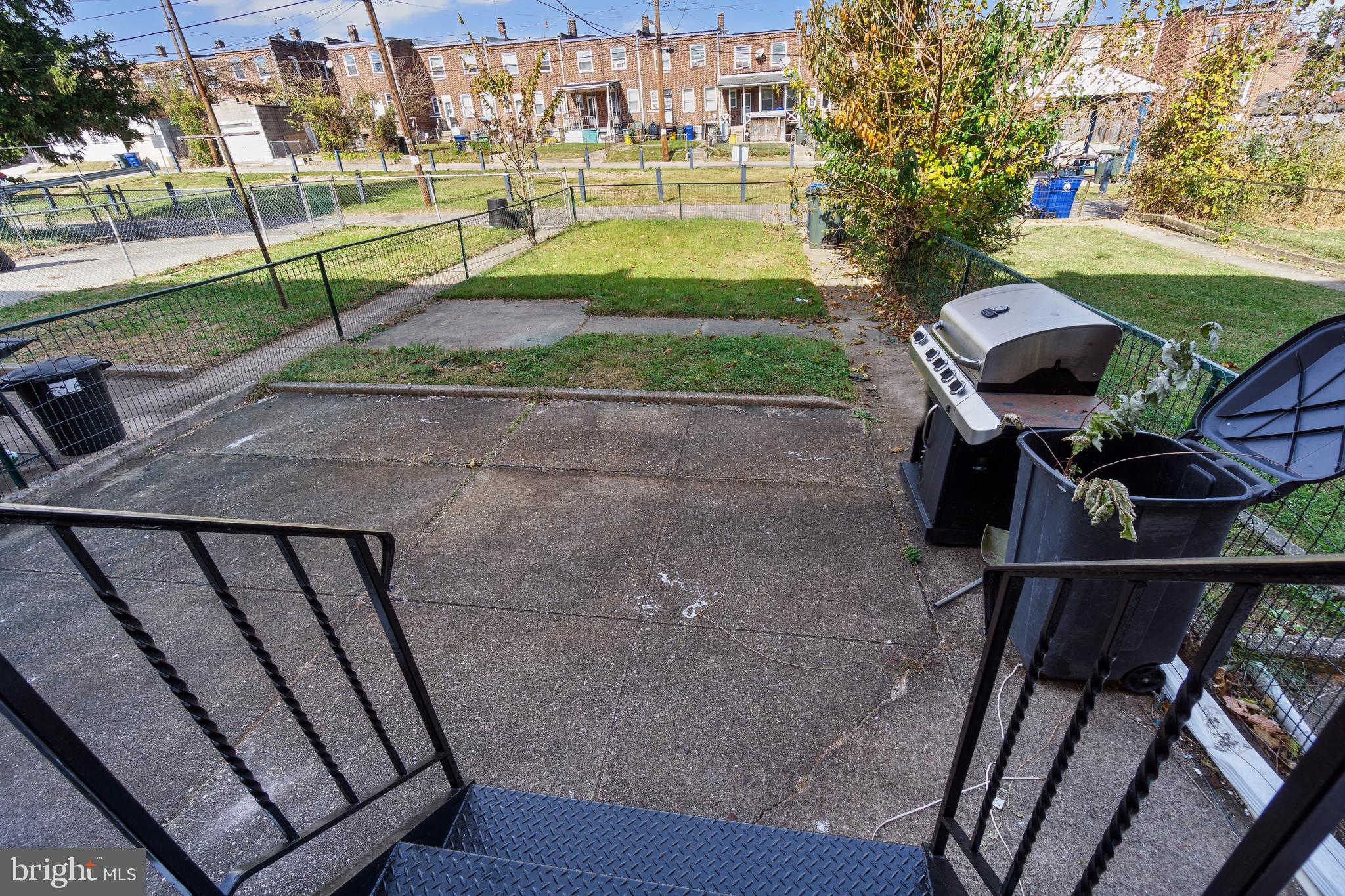 3572 Juneway, Unit 1 Baltimore, MD 21213 - Photo 16 of 23 a view of a backyard with sitting area