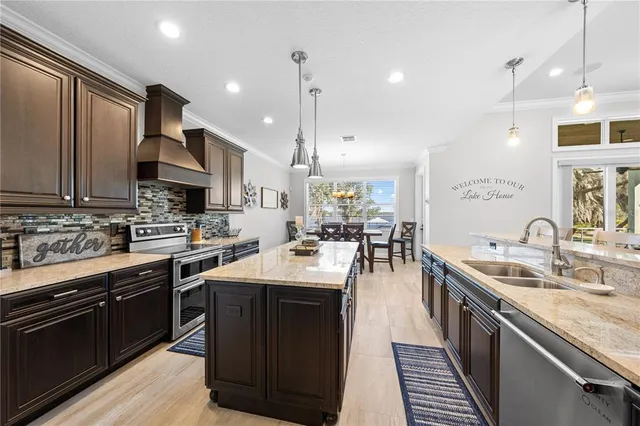 a front view of a house with a backyard