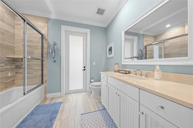 a view of a lake with a mountain in the background