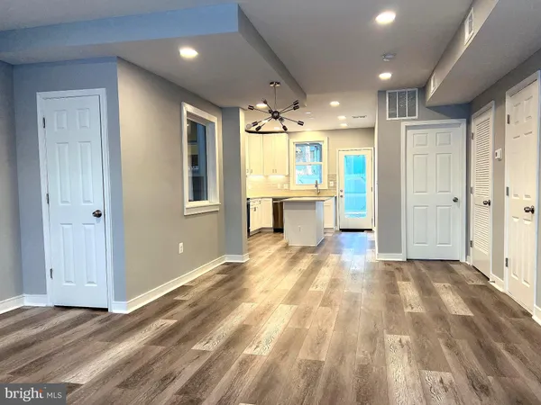 a view of a entryway of a house