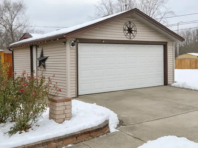 a front view of house