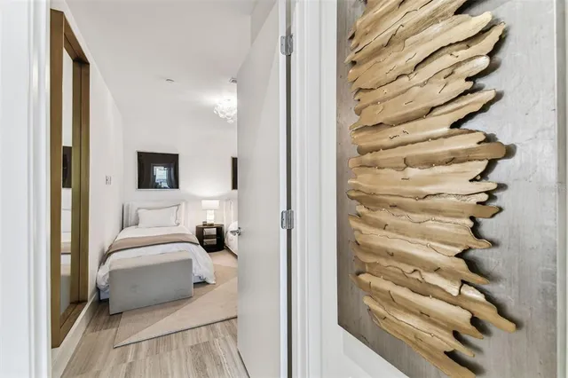 a spacious bathroom with a granite countertop sink mirror and double