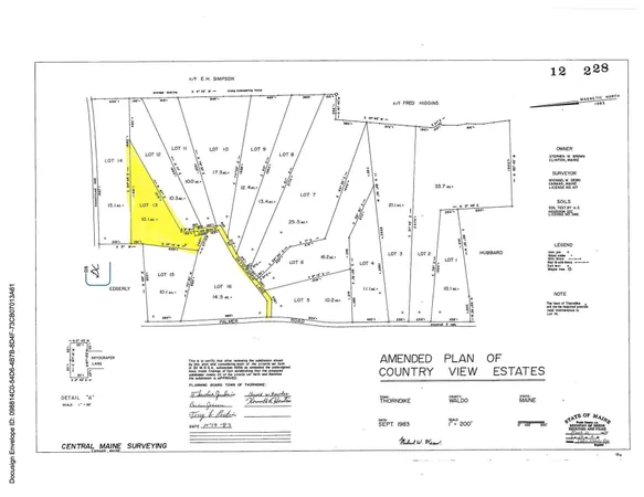 $69,000 | Lot 13 Moulton Hill Lane, Thorndike, ME 04986
