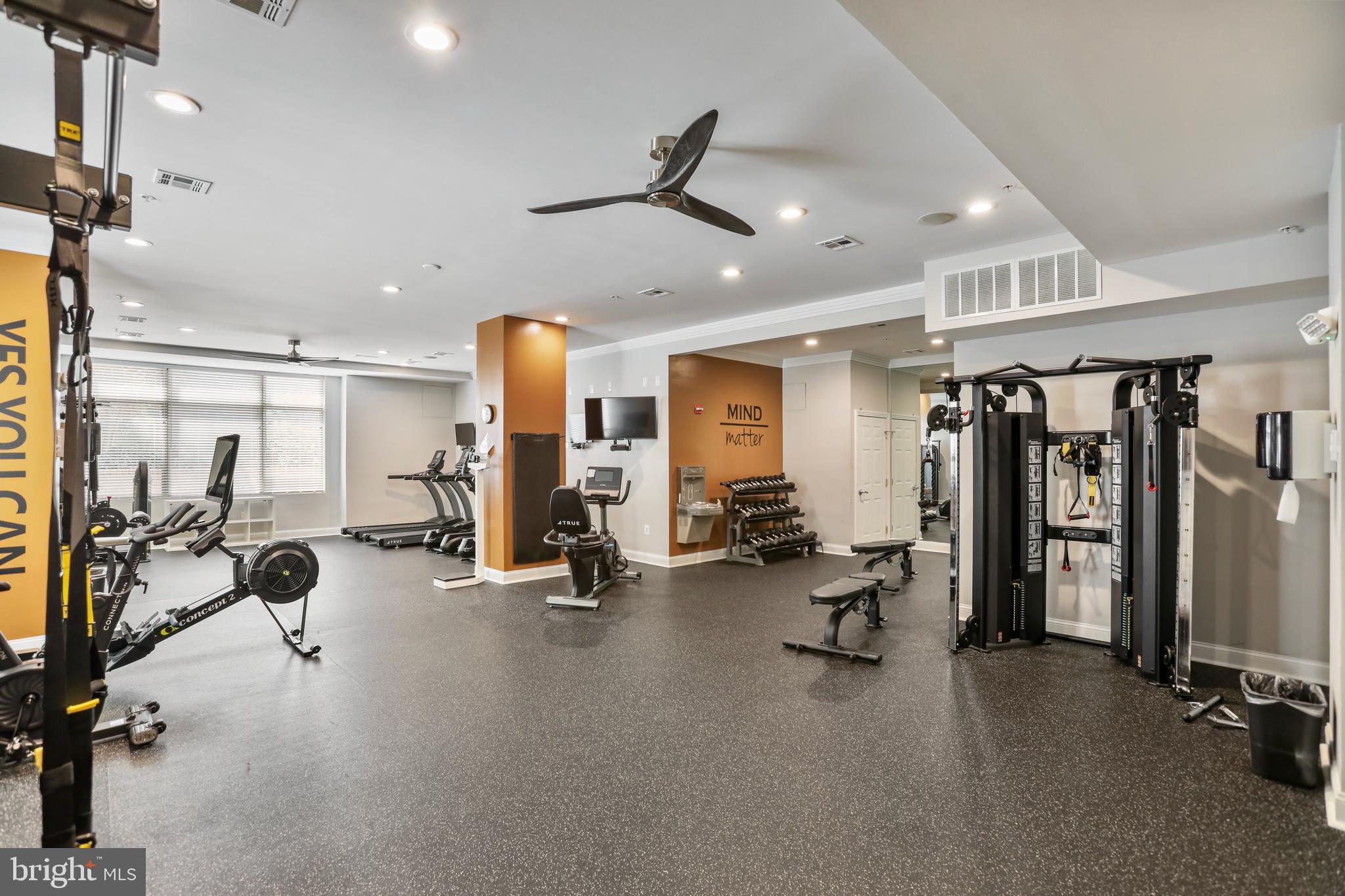 12001 Market Street, Unit T35 Reston, VA 20190 - Photo 18 of 23 a view of a room with gym equipment