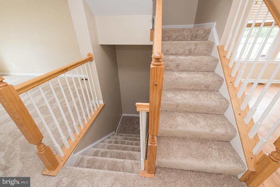 1406 Cat Tail Court Salisbury, MD 21804 - Photo 8 of 68 a view of staircase with white walls and windows
