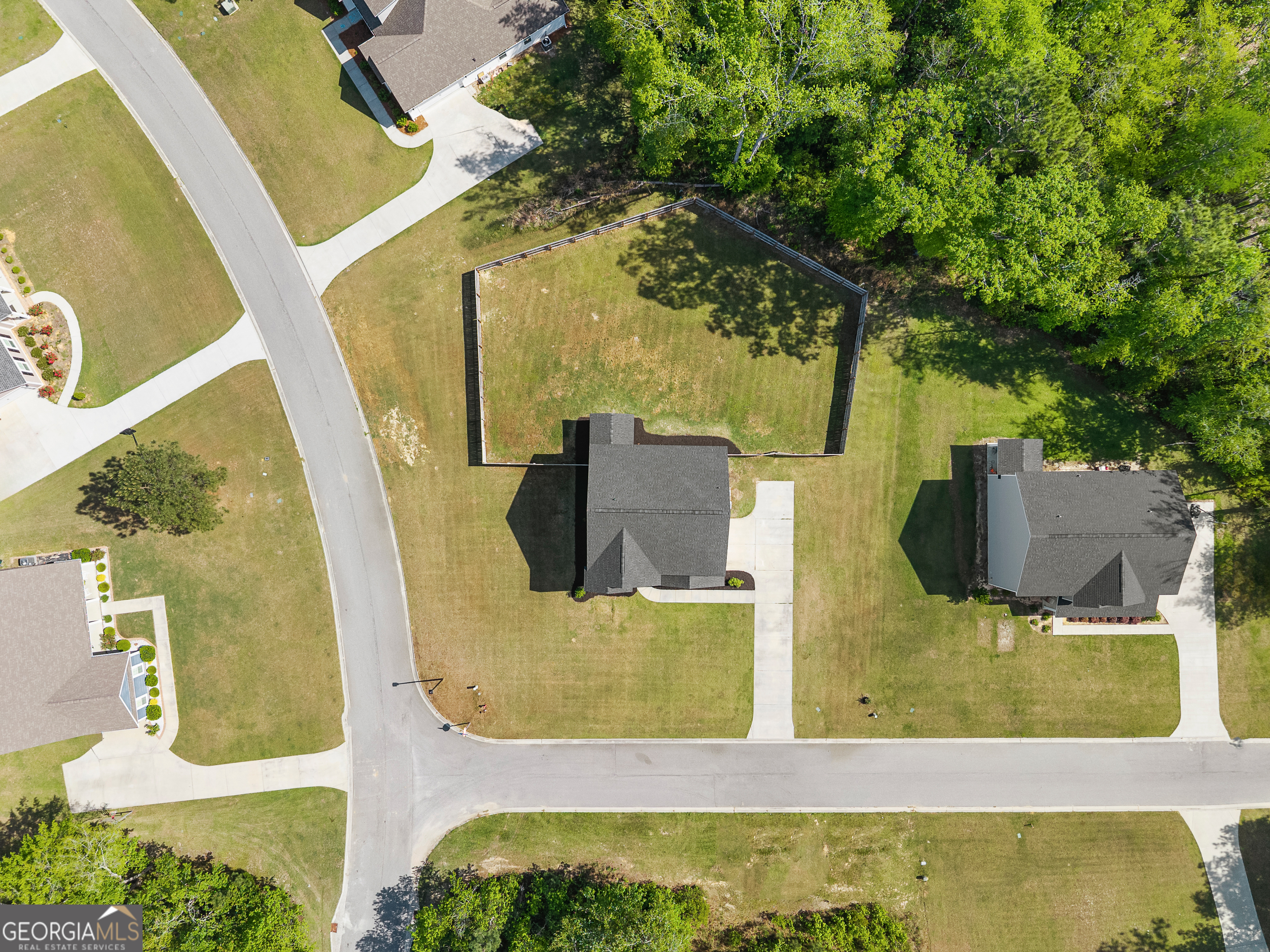 401 Elwick Place Statesboro, GA 30461 - Photo 31 of 36 an aerial view of residential houses with outdoor space
