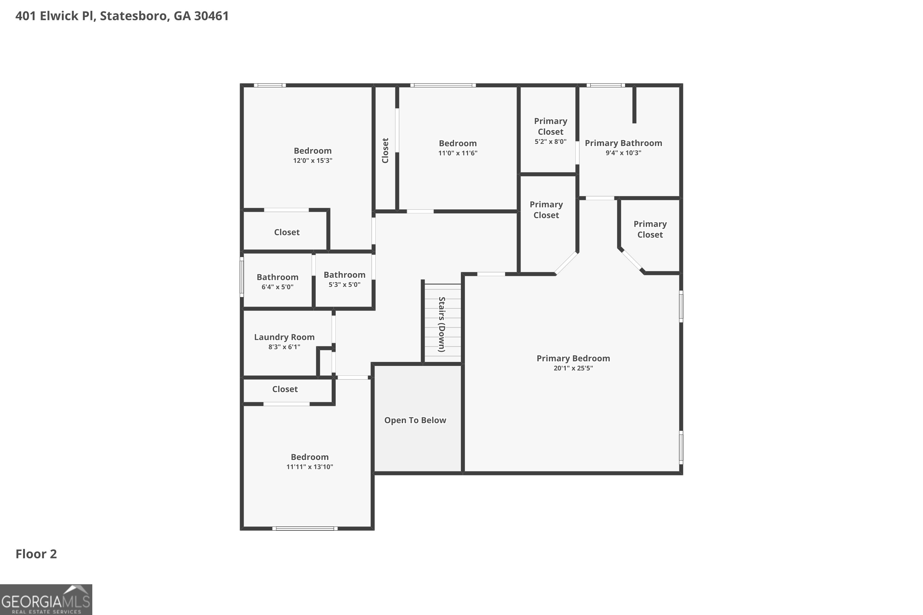 401 Elwick Place Statesboro, GA 30461 - Photo 36 of 36 a picture of a floor plan