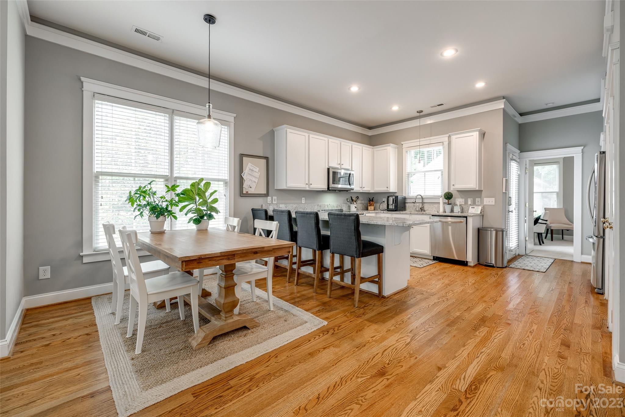 3292 Richard's Crossing Fort Mill, SC 29708 - Photo 15 of 39 a view of a dining room with furniture and wooden floor