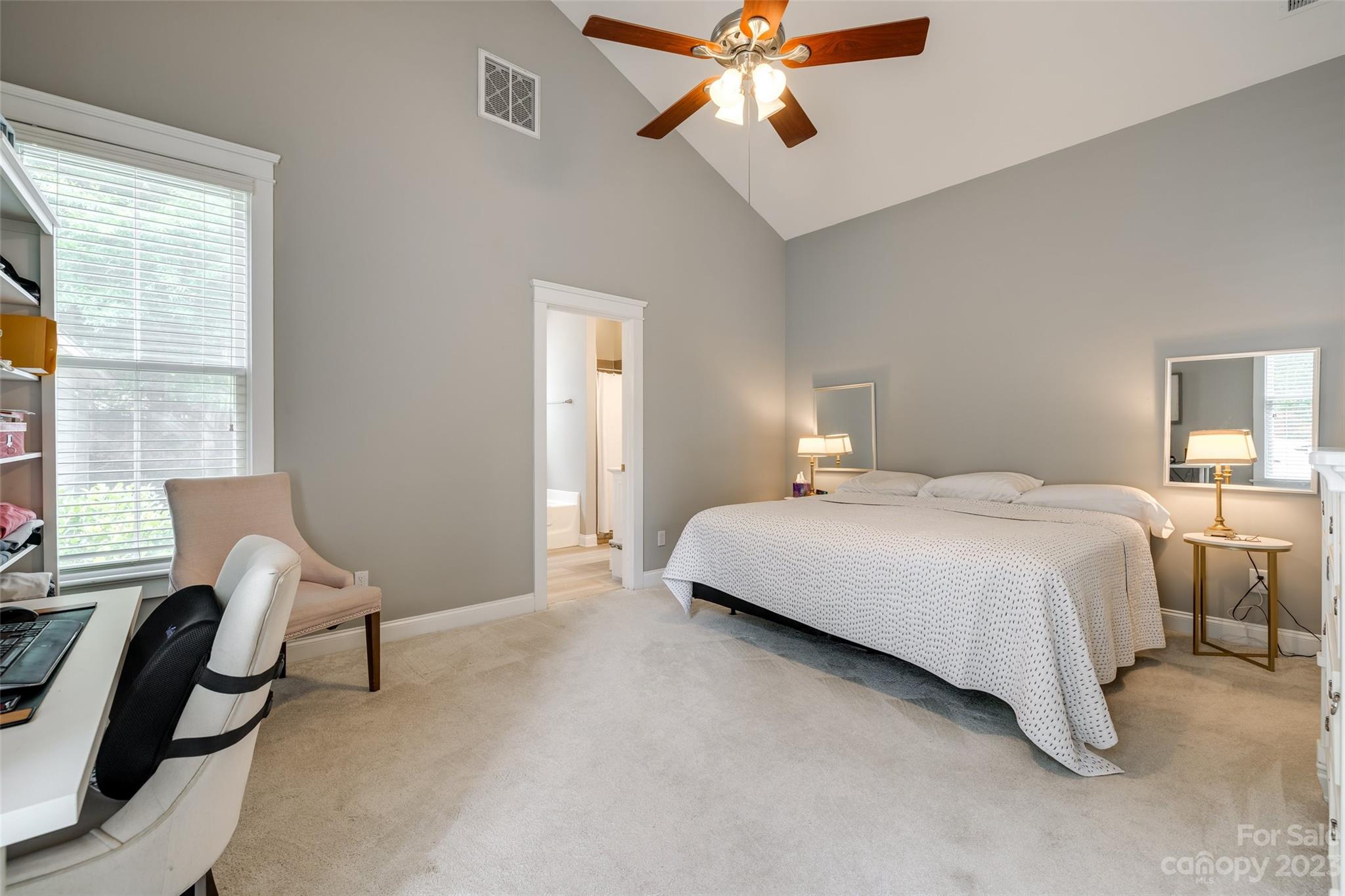 3292 Richard's Crossing Fort Mill, SC 29708 - Photo 18 of 39 a bedroom with a bed chairs and window