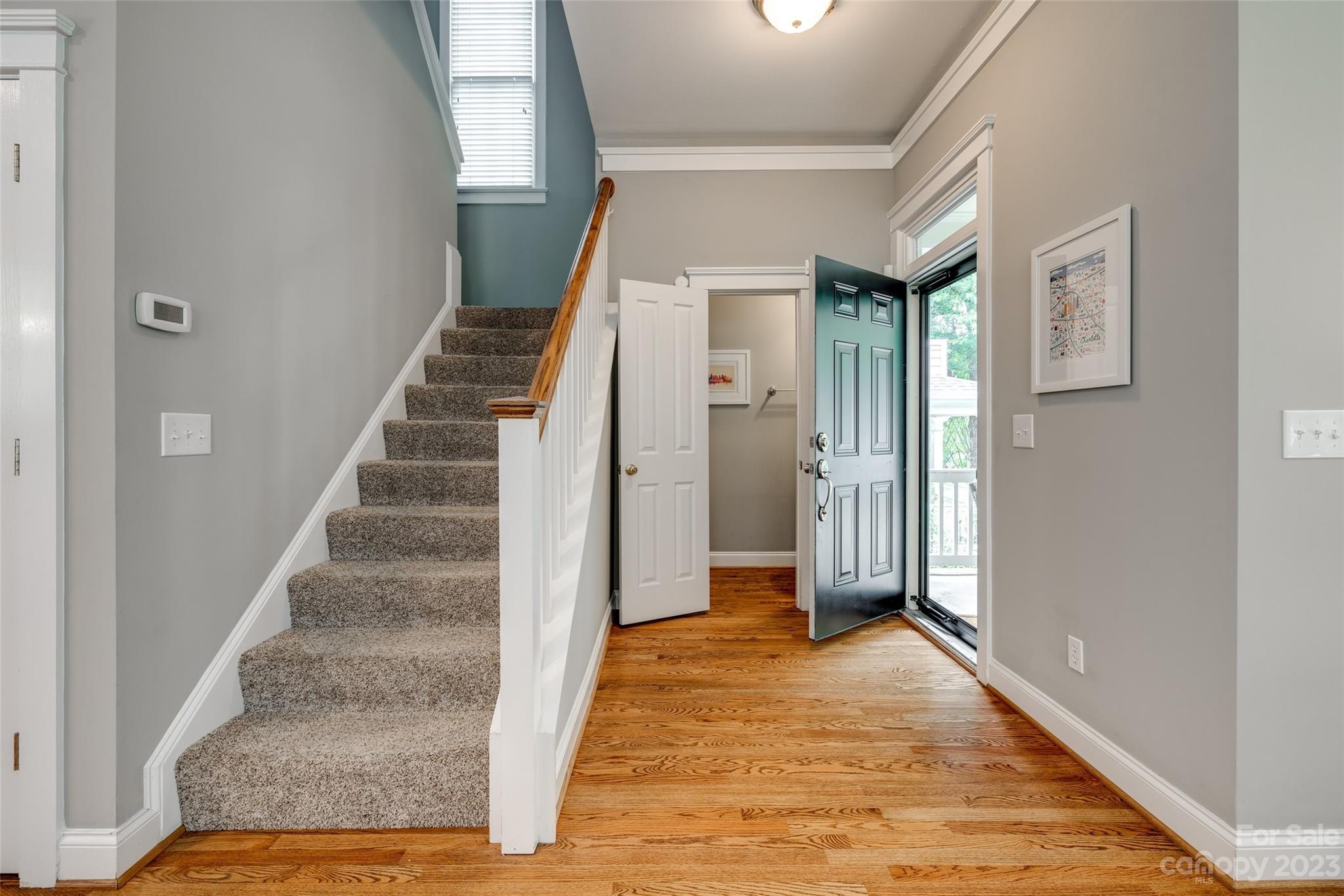 3292 Richard's Crossing Fort Mill, SC 29708 - Photo 6 of 39 a view of a hallway with wooden floor and entryway