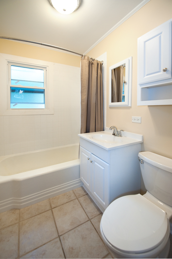 231 East Harrison Road Lombard, IL 60148 - Photo 15 of 16 a bathroom with a sink a toilet and bathtub