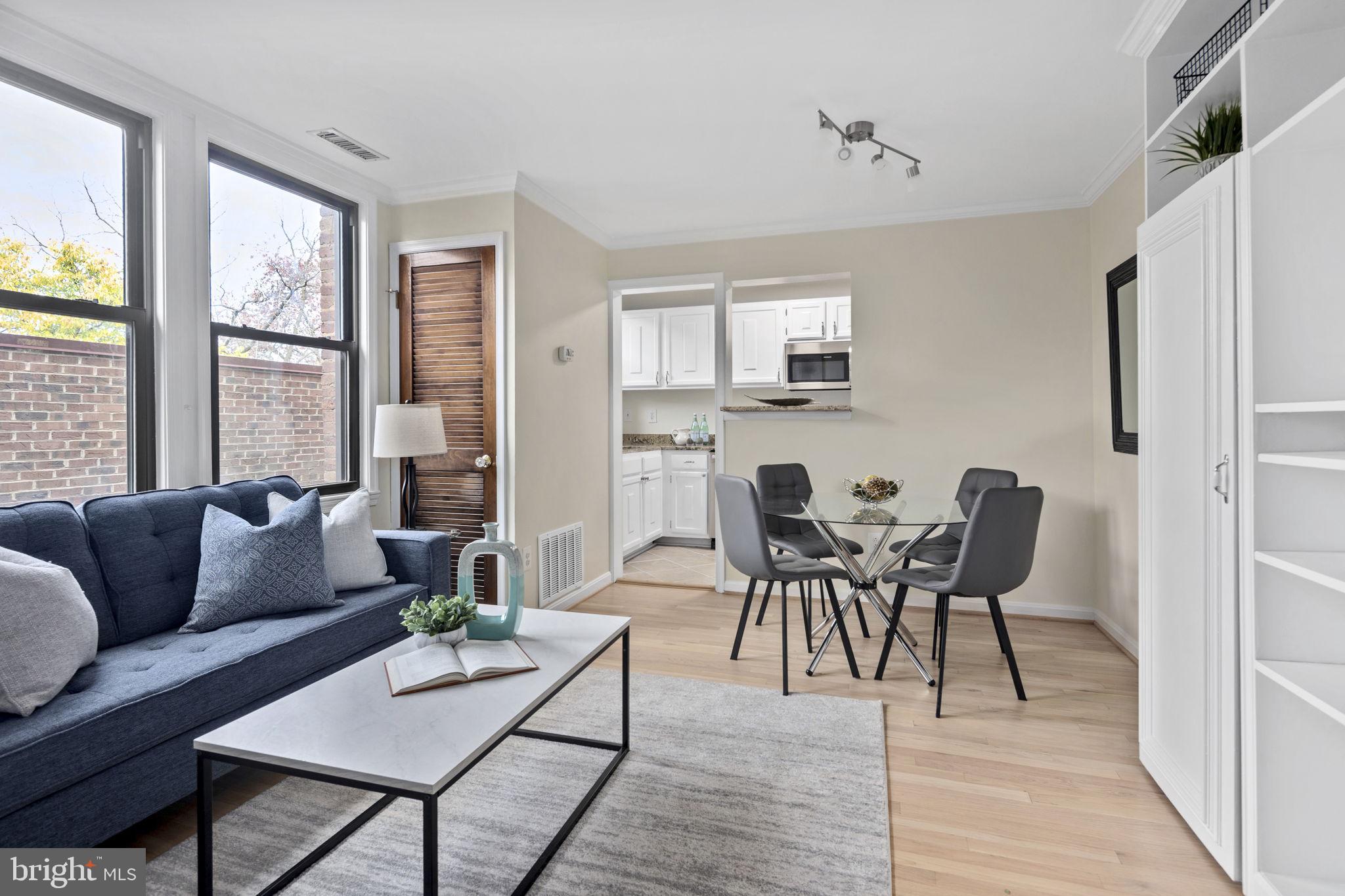 1661 Park Road Northwest, Unit 302 Washington, DC 20010 - Photo 2 of 20 Open Concept with Great light