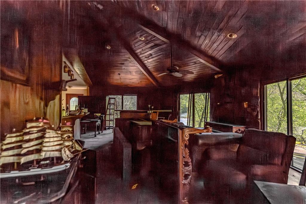 80 Riverbend Circle Ellijay, GA 30536 - Photo 14 of 32 a view of a dining room with furniture window and outside view